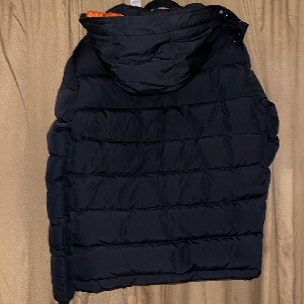DEUS EX MACHINA Men’s M Puffer Coat Pockets Full Zip Close Rem Hood Drawst Waist - Picture 13 of 17